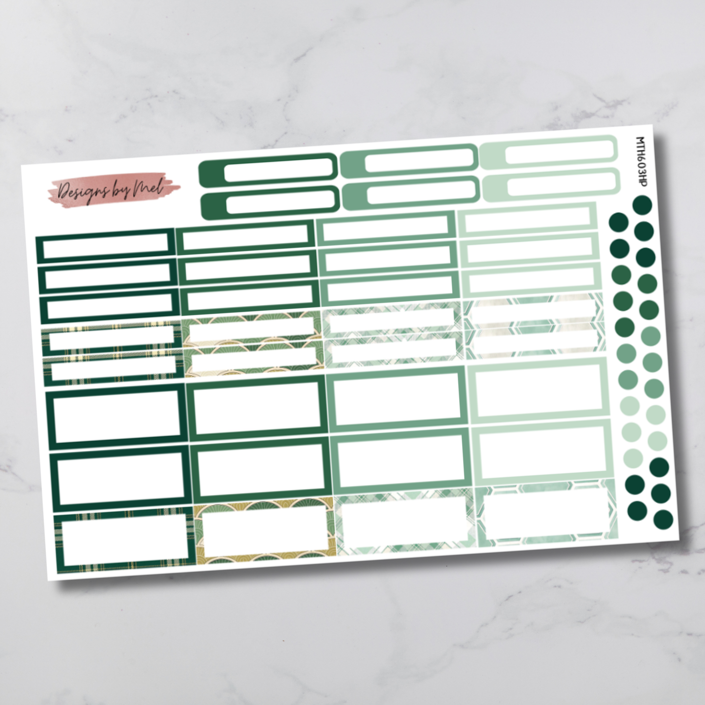 MTH 603 - Classic Happy Planner Monthly