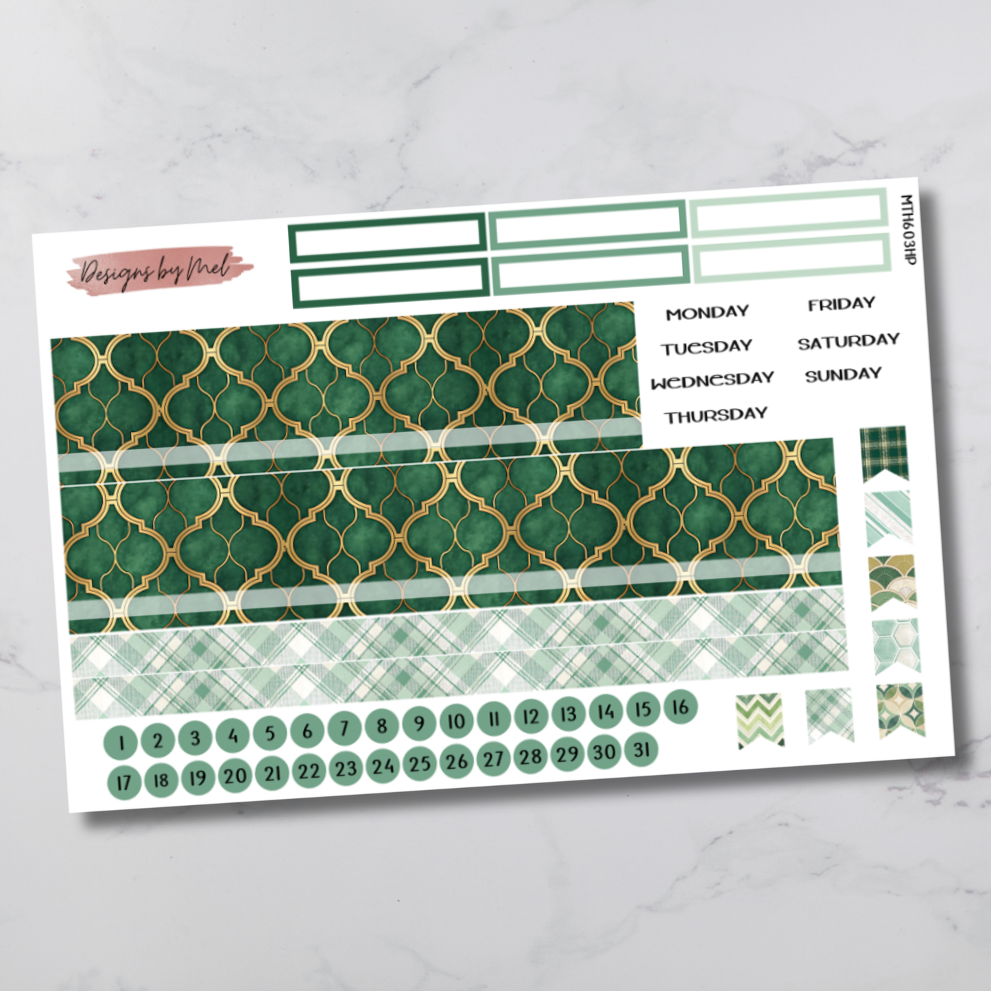 MTH 603 - Classic Happy Planner Monthly