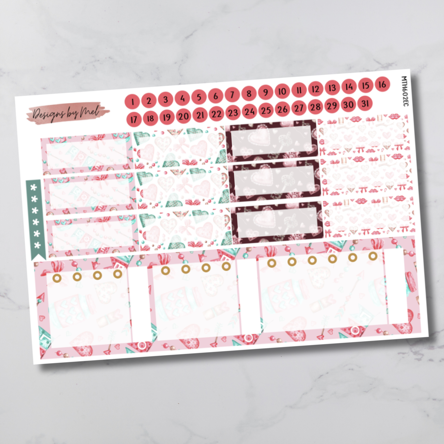 MTH 602 - Erin Condren 7x9 Monthly