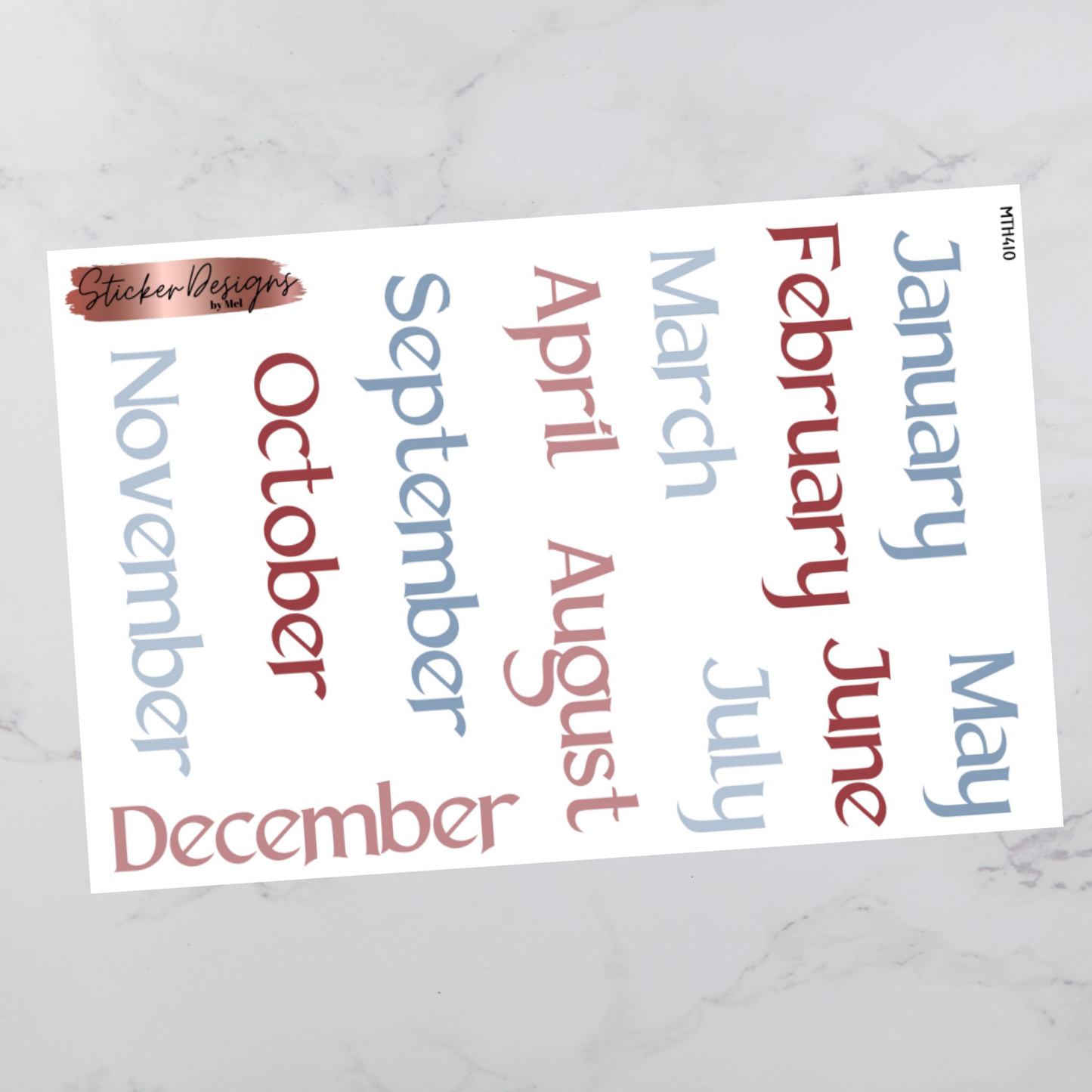 MTH 410 - Classic Happy Planner Monthly