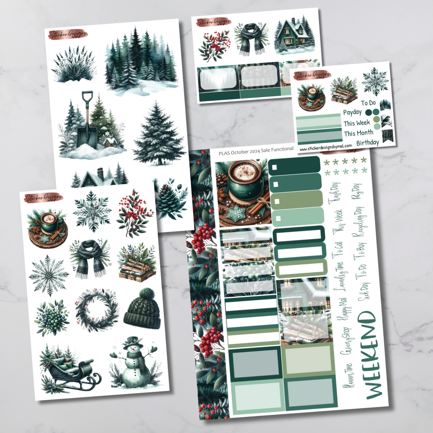 Pine Forest Winter BUNDLE