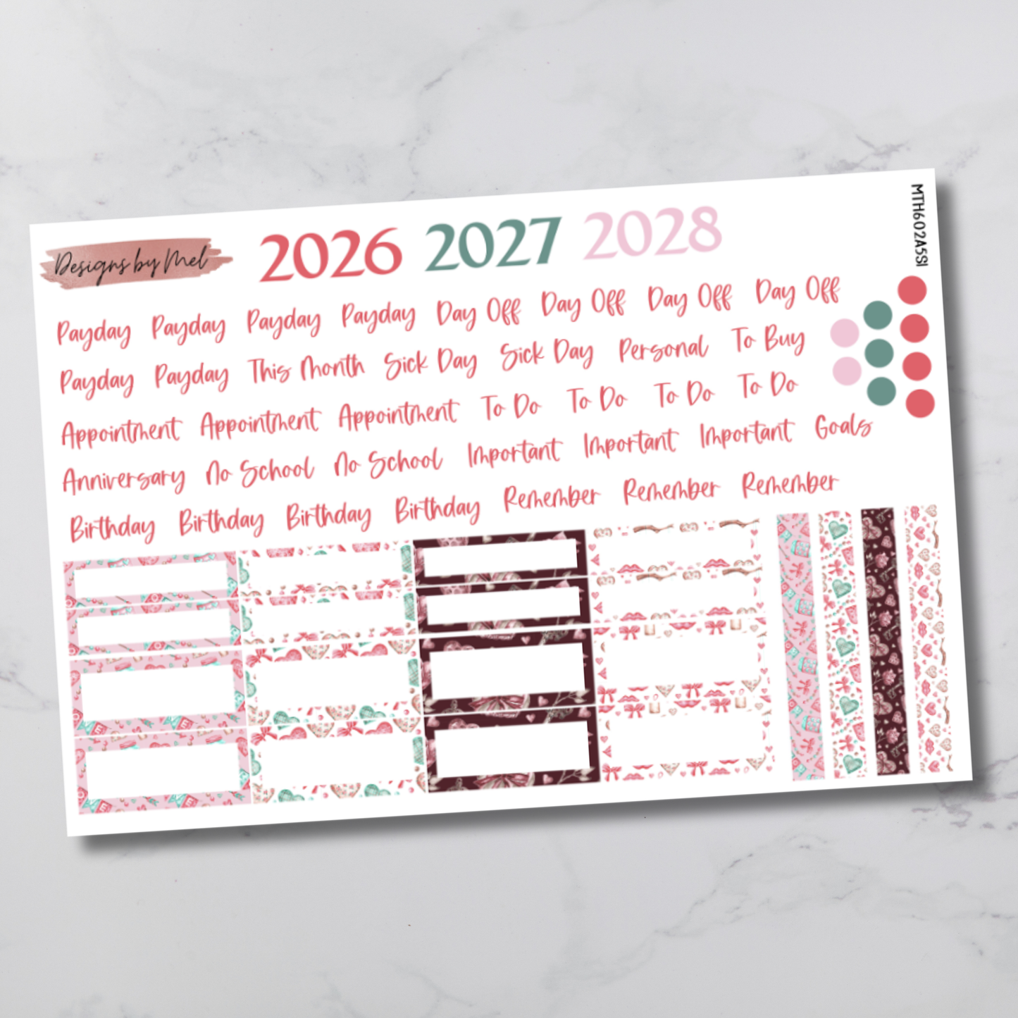 MTH 602 - Sterling Ink A5 Planner