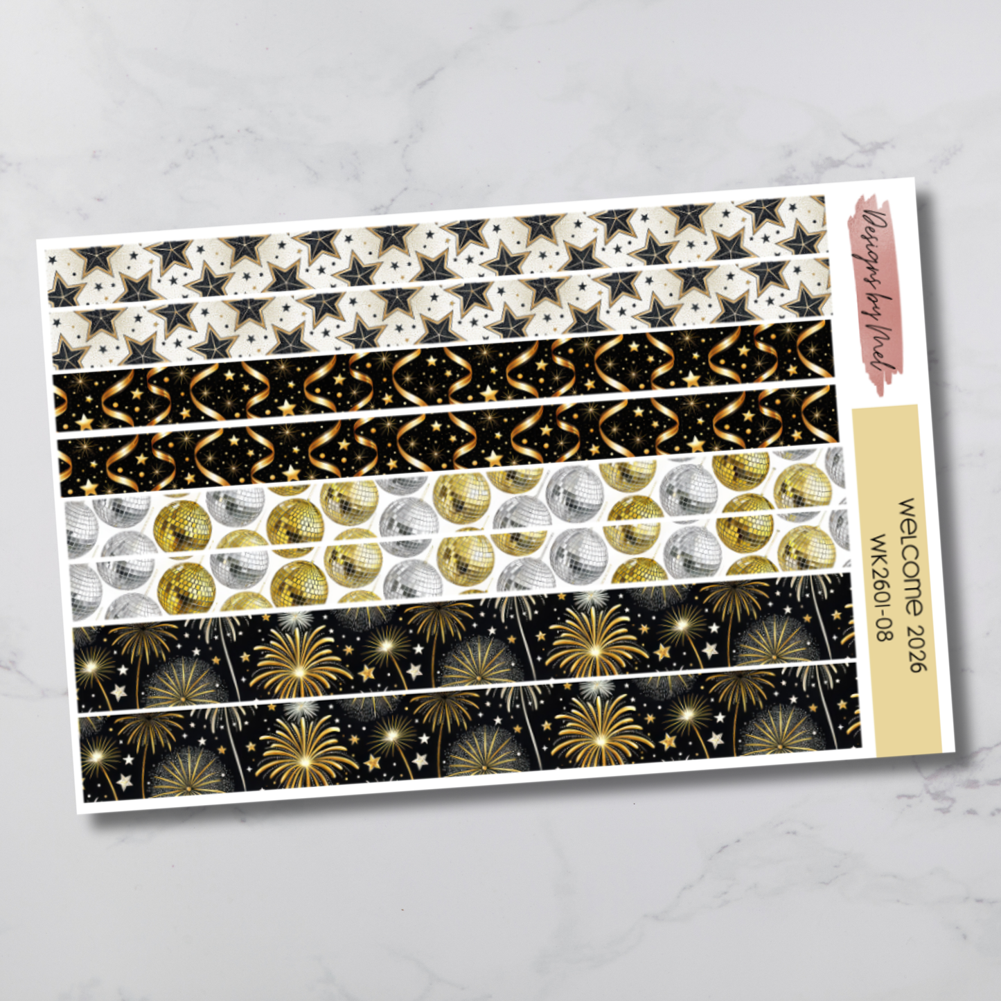 Weekly Kit 2601 - Welcome 2026 - Vertical Layout