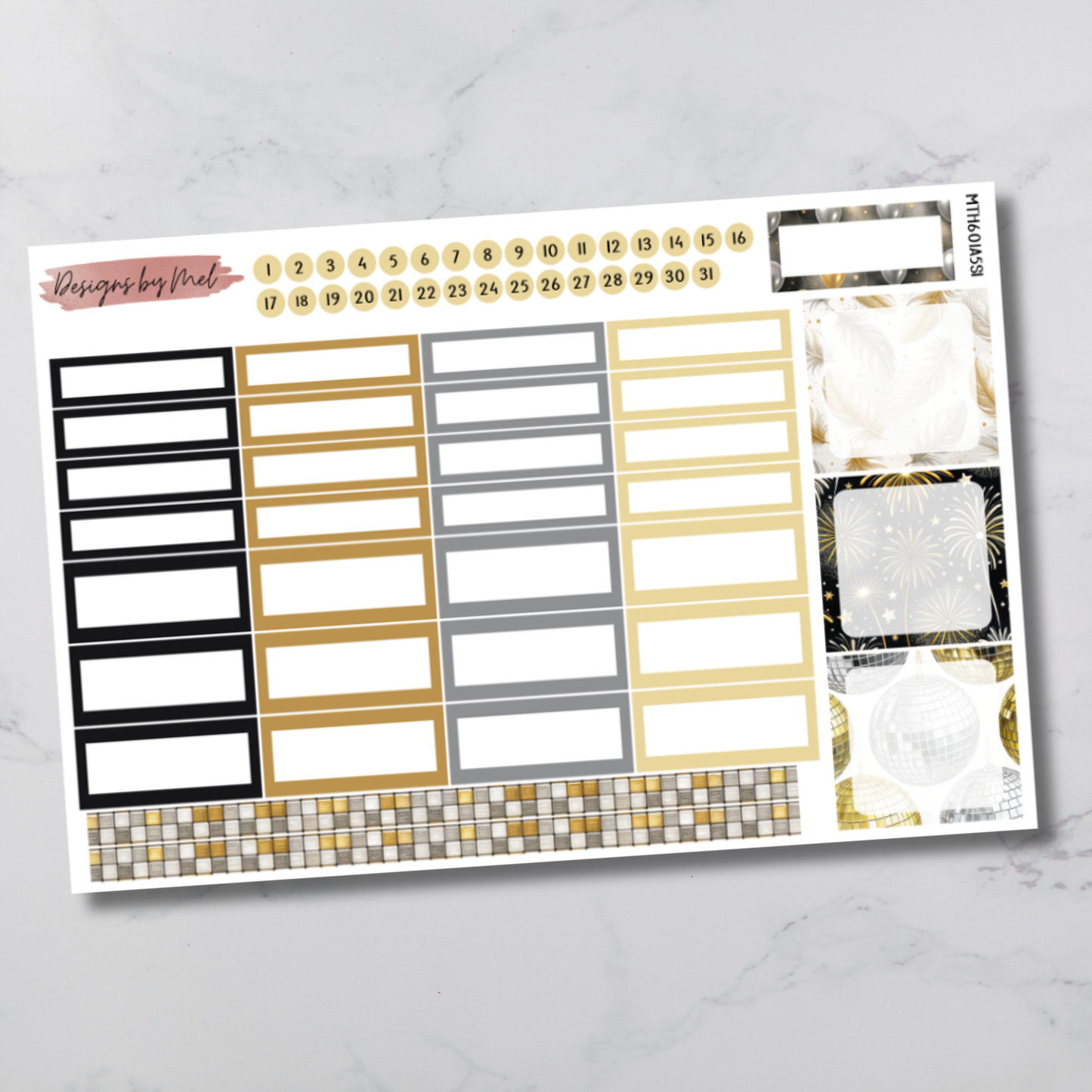 MTH 601 - Sterling Ink A5 Planner