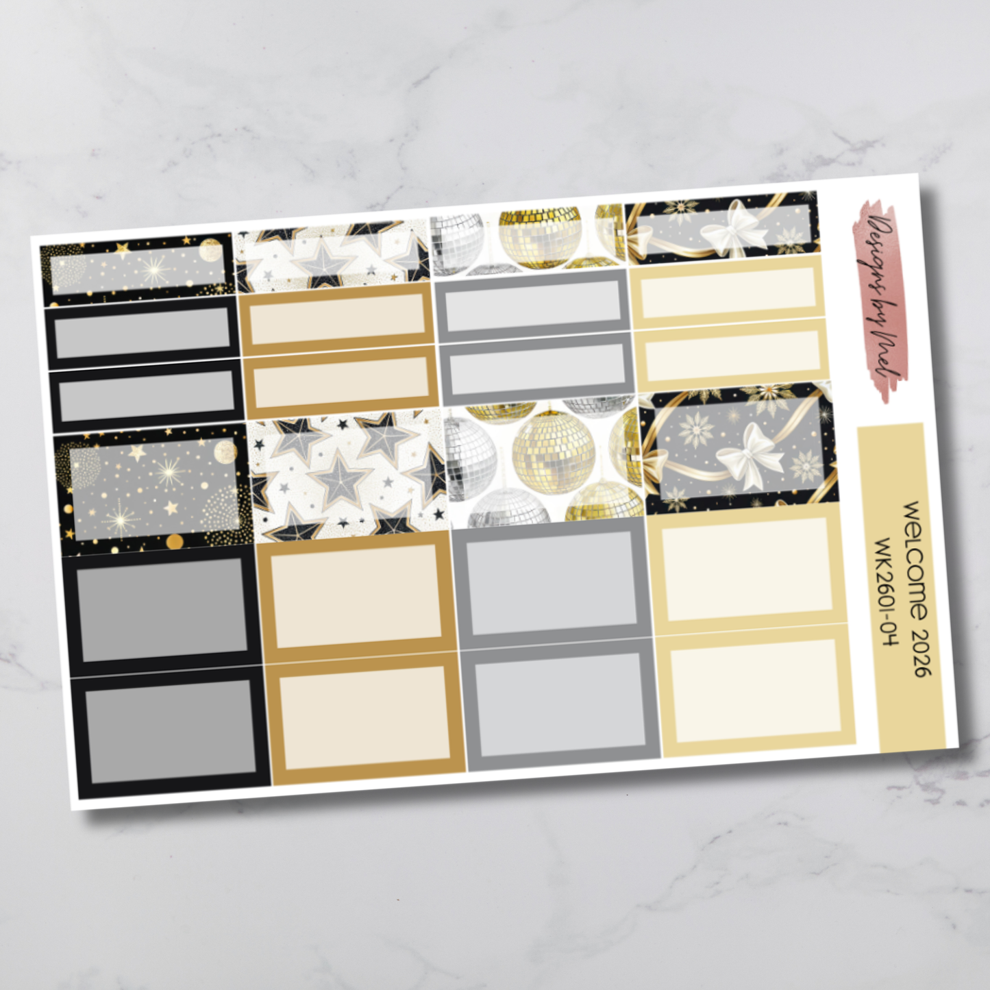 Weekly Kit 2601 - Welcome 2026 - Vertical Layout